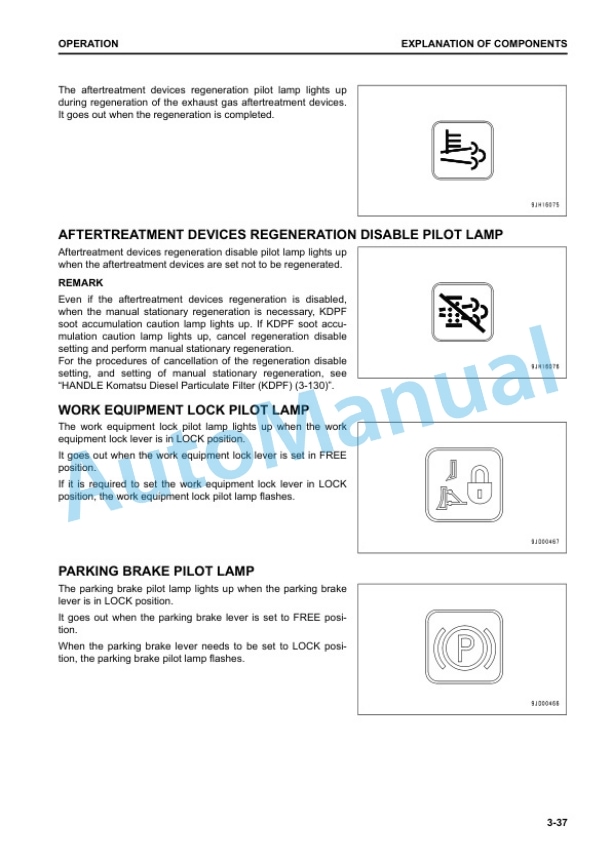 Komatsu D65EX-18E0, D65PX-18E0, D65WX-18E0 Bull Dozer Operation and Maintenance Manual PEN01833-00 2 Komatsu D65EX-18E0, D65PX-18E0, D65WX-18E0 Bull Dozer Operation and Maintenance Manual PEN01833-00 - Image 2