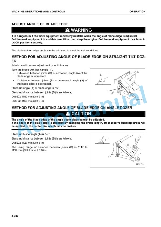 Komatsu D65EX-18E0, D65PX-18E0, D65WX-18E0 Bull Dozer Operation and Maintenance Manual PEN01833-00 4 Komatsu D65EX-18E0, D65PX-18E0, D65WX-18E0 Bull Dozer Operation and Maintenance Manual PEN01833-00 - Image 4