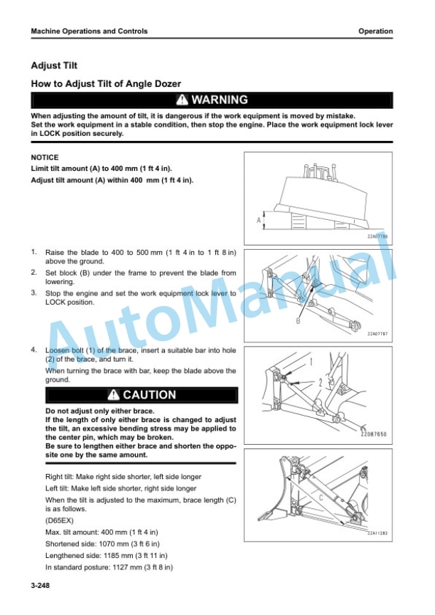 Komatsu D65EX-18E0, D65PX-18E0, D65WX-18E0 Bull Dozer Operation and Maintenance Manual PEN02078-00 4 Komatsu D65EX-18E0, D65PX-18E0, D65WX-18E0 Bull Dozer Operation and Maintenance Manual PEN02078-00 - Image 4