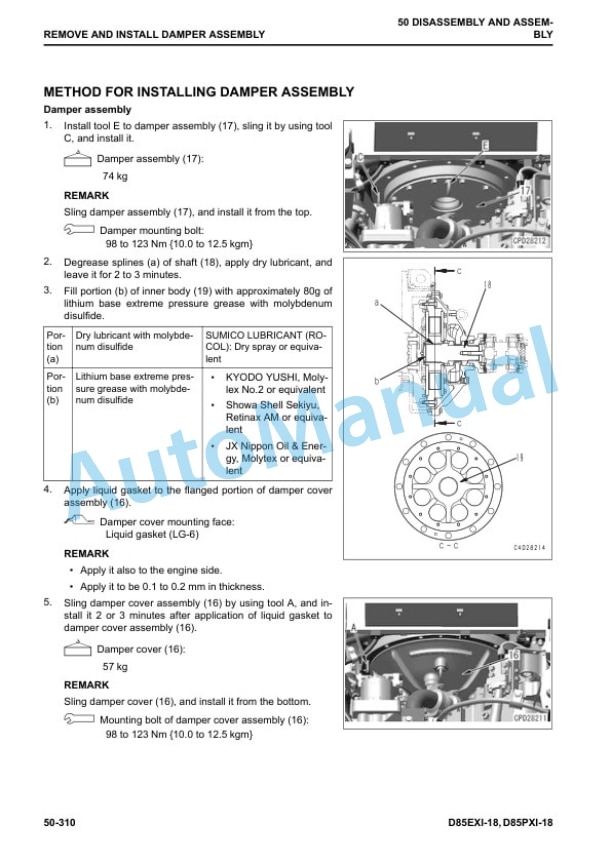 Komatsu D65EXi-18, D65PXi-18 Bull Dozer Shop Manual SEN06576-05 5 Komatsu D65EXi-18, D65PXi-18 Bull Dozer Shop Manual SEN06576-05 - Image 5