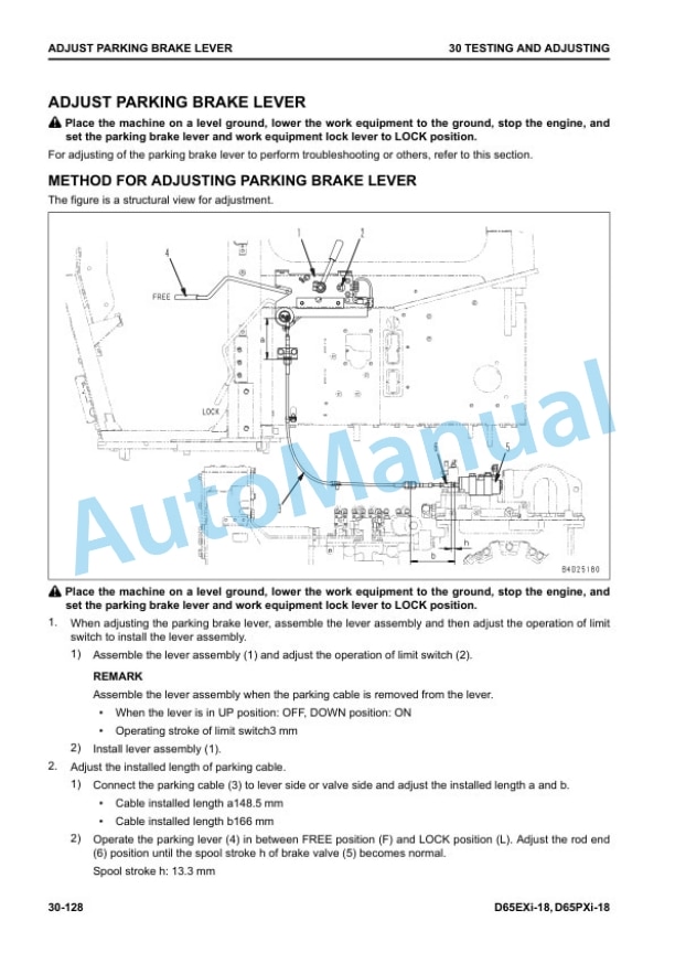 Alternative view of Komatsu D65EXi-18, D65PXi-18 Bull Dozer Shop Manual SEN06646-08