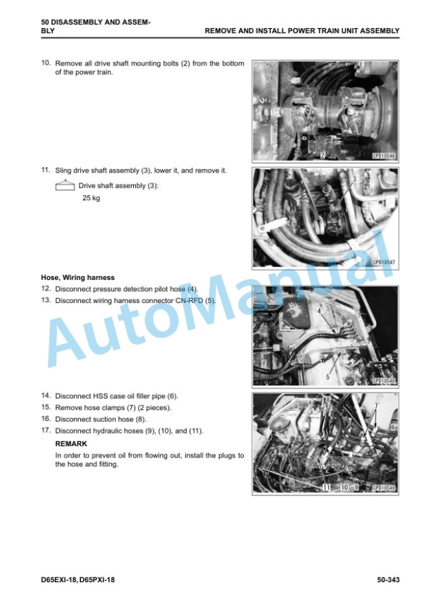 Komatsu D65EXi-18, D65PXi-18 Bull Dozer Shop Manual SEN06899-03 5 Komatsu D65EXi-18, D65PXi-18 Bull Dozer Shop Manual SEN06899-03 - Image 5