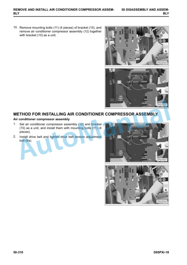 Komatsu D65PXi-18 Bull Dozer Shop Manual SEN06620-07 5 Komatsu D65PXi-18 Bull Dozer Shop Manual SEN06620-07 - Image 5