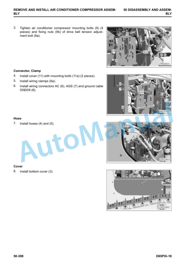 Komatsu D65PXi-18 Bull Dozer Shop Manual SEN06620-11 5 Komatsu D65PXi-18 Bull Dozer Shop Manual SEN06620-11 - Image 5