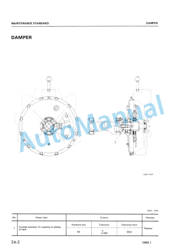 Komatsu D66S-1 Shop Manual SEBM0142A10 4 Komatsu D66S-1 Shop Manual SEBM0142A10 - Image 4