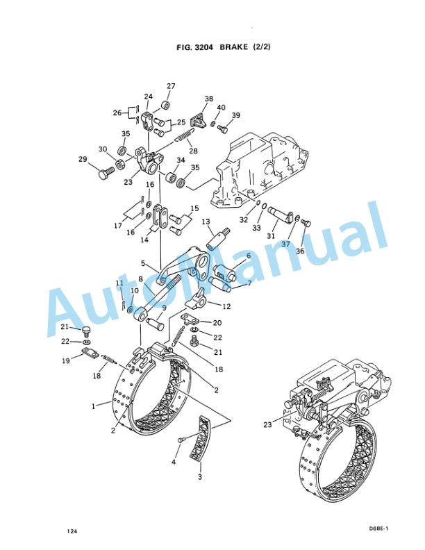 Komatsu D68E-1, D68P-1 Swamp Bulldozer Parts Manual PEPBU1440103 3 Komatsu D68E-1, D68P-1 Swamp Bulldozer Parts Manual PEPBU1440103-3