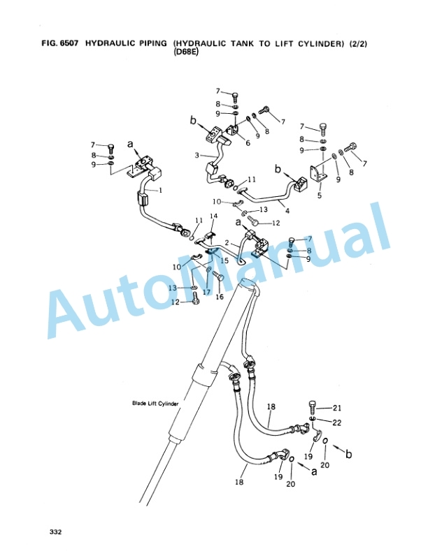 Komatsu D68E-1A, D68P-1A Bulldozer Parts Manual BEPBU14400 5 Komatsu D68E-1A, D68P-1A Bulldozer Parts Manual BEPBU14400-5
