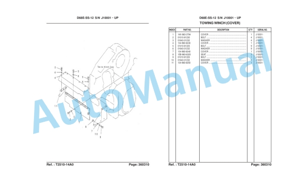 Komatsu D68ESS-12 Bulldozer Parts Manual LEPBD68C03 5 Komatsu D68ESS-12 Bulldozer Parts Manual LEPBD68C03-5