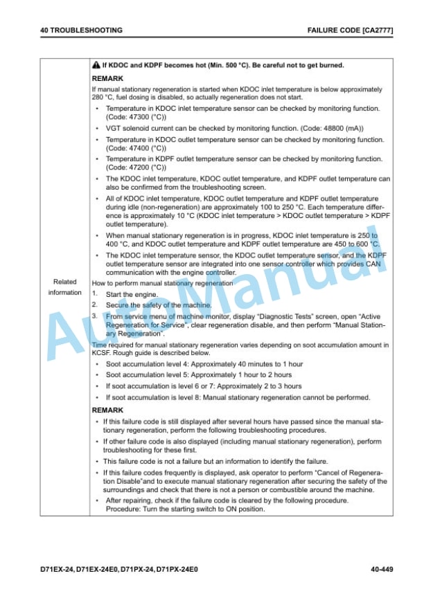 Komatsu D71EX-24, D71EX-24E0, D71PX-24, D71PX-24E0 Bull Dozer Shop Manual SEN06841-08 3 Komatsu D71EX-24, D71EX-24E0, D71PX-24, D71PX-24E0 Bull Dozer Shop Manual SEN06841-08 - Image 3
