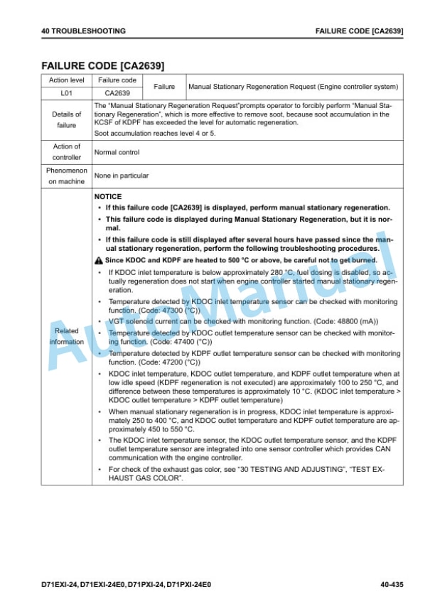 Komatsu D71EXi-24, D71EXi-24E0, D71PXi-24, D71PXi-24E0 Bulldozer Shop Manual SEN06842-06 3 Komatsu D71EXi-24, D71EXi-24E0, D71PXi-24, D71PXi-24E0 Bulldozer Shop Manual SEN06842-06 - Image 3
