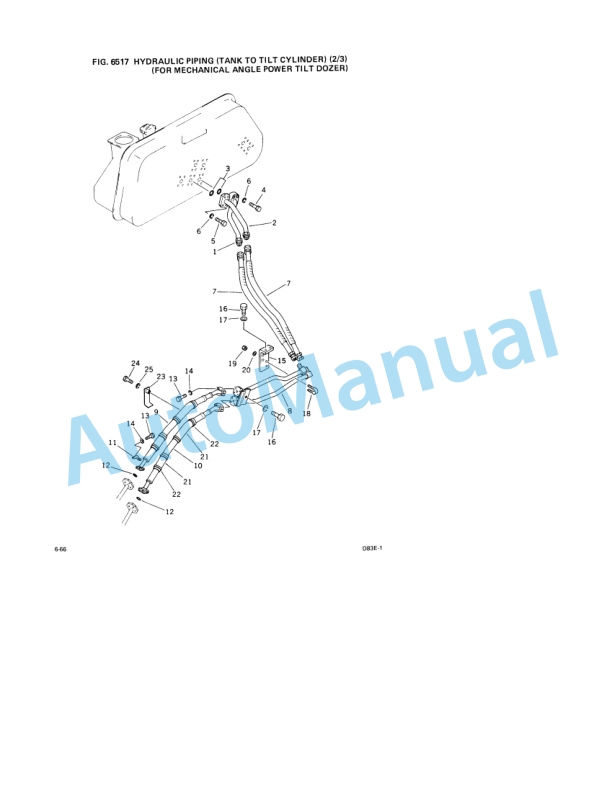 Komatsu D83E-1, D83P-1 Parts Manual PEPB015B0103 5 Komatsu D83E-1, D83P-1 Parts Manual PEPB015B0103-5