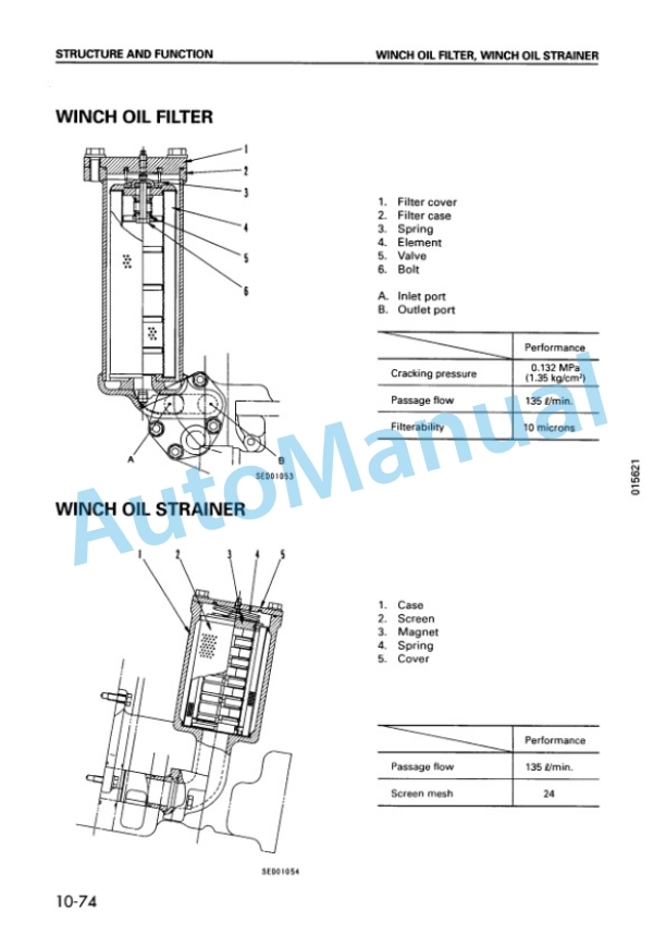 Alternative view of Komatsu D85C-21 PipeLayer Shop Manual SEN04766-00