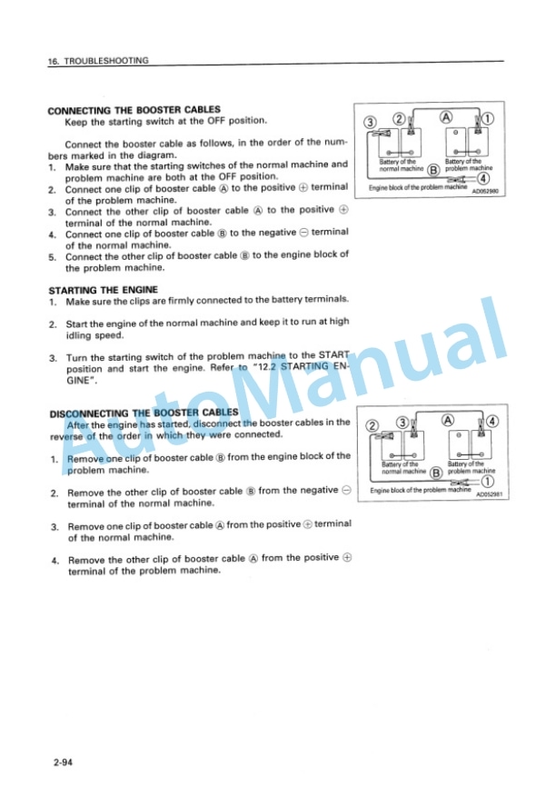 Komatsu D85E-SS-2A Bull Dozer Operation and Maintenance Manual SEAM001605 4 Komatsu D85E-SS-2A Bull Dozer Operation and Maintenance Manual SEAM001605 - Image 4
