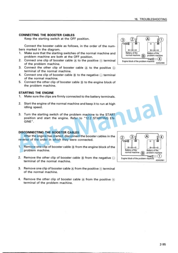 Komatsu D85E-SS-2A Bull Dozer Operation and Maintenance Manual SEAM001606 4 Komatsu D85E-SS-2A Bull Dozer Operation and Maintenance Manual SEAM001606 - Image 4