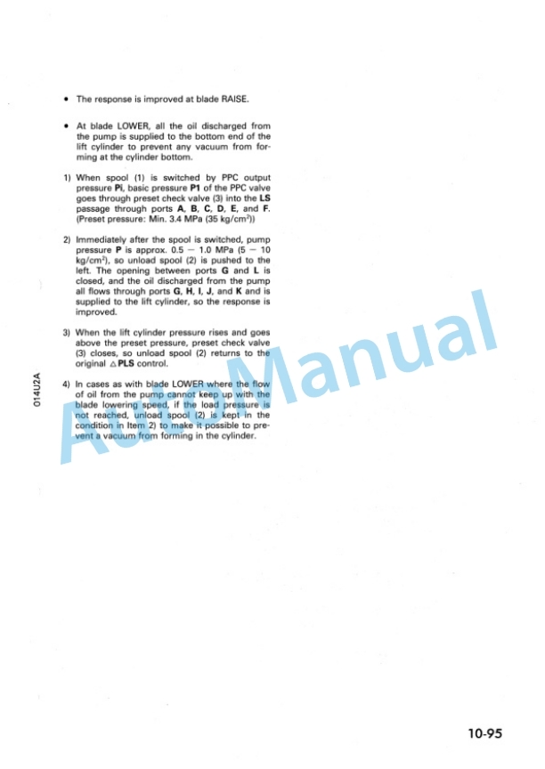 Alternative view of Komatsu D85E-SS-2A Bull Dozer Shop Manual SEBM002905