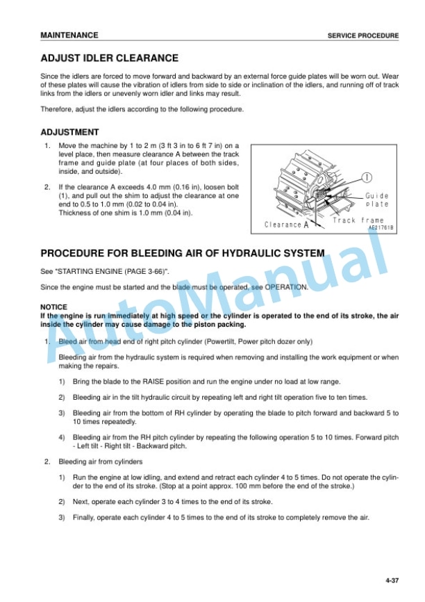 Komatsu D85ESS-2A Bull Dozer Operation and Maintenance Manual PEN01634-03 5 Komatsu D85ESS-2A Bull Dozer Operation and Maintenance Manual PEN01634-03 - Image 5