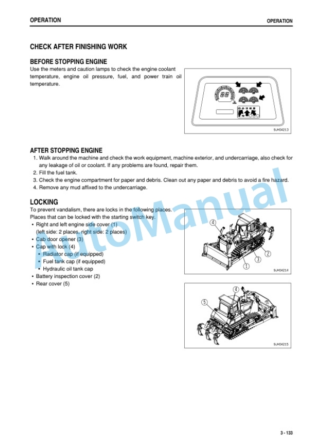 Komatsu D85EX-15, D85PX-15 Bull Dozer Operation and Maintenance Manual PEN00025-03 4 Komatsu D85EX-15, D85PX-15 Bull Dozer Operation and Maintenance Manual PEN00025-03 - Image 4