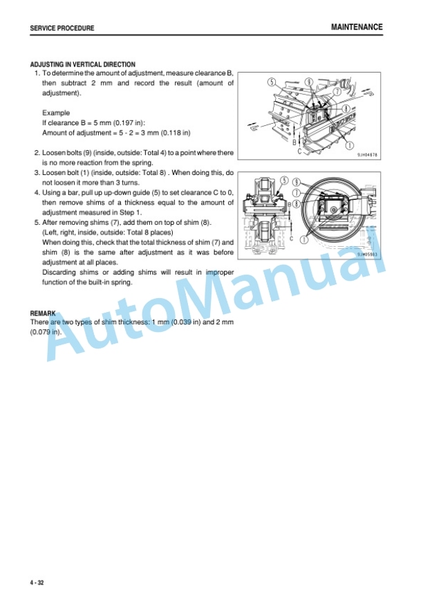 Komatsu D85EX-15, D85PX-15 Bull Dozer Operation and Maintenance Manual PEN00025-03 5 Komatsu D85EX-15, D85PX-15 Bull Dozer Operation and Maintenance Manual PEN00025-03 - Image 5