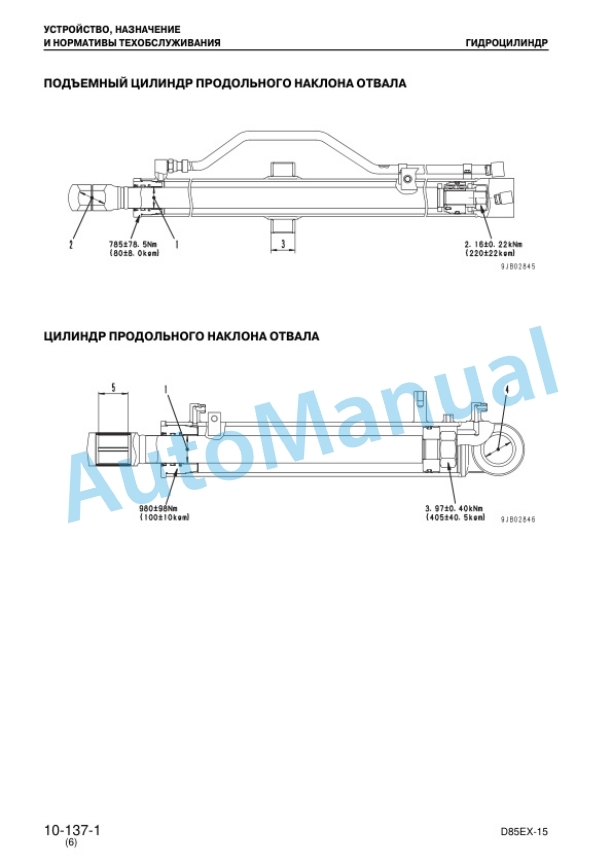 Komatsu D85EX-15, D85PX-15 Dozer Shop Manual SRU00005-00 2 Komatsu D85EX-15, D85PX-15 Dozer Shop Manual SRU00005-00-2