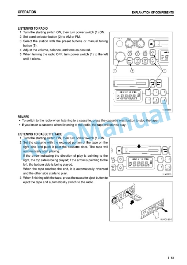 Komatsu D85EX-15, D85PX-15 Galeo Bull Dozer Operation and Maintenance Manual SEAM049203T 3 Komatsu D85EX-15, D85PX-15 Galeo Bull Dozer Operation and Maintenance Manual SEAM049203T - Image 3