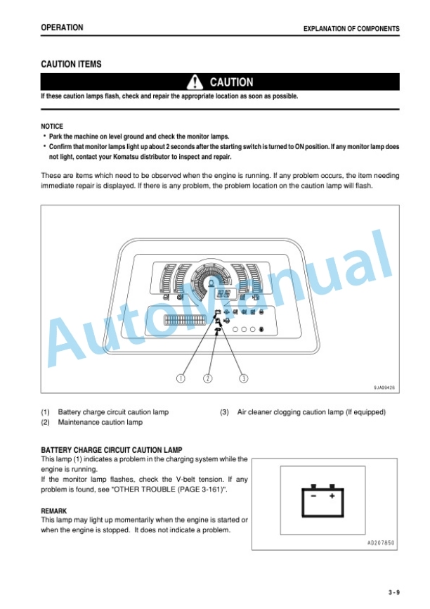 Komatsu D85EX-15E0 Bull Dozer Operation and Maintenance Manual PEN01491-03-2