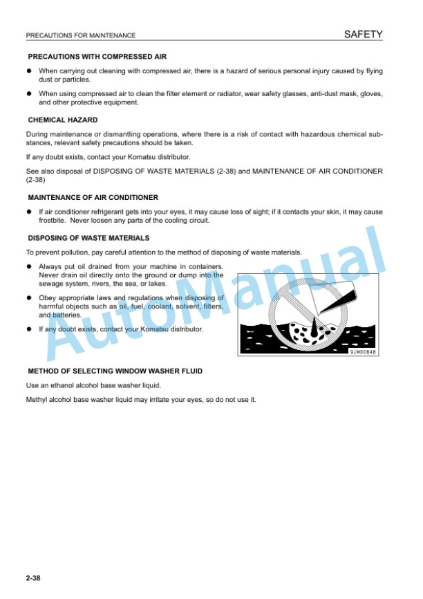 Komatsu D85EX-15E0, D85PX-15E0 Bull Dozer Operation and Maintenance Manual EENAM03270 2 Komatsu D85EX-15E0, D85PX-15E0 Bull Dozer Operation and Maintenance Manual EENAM03270 - Image 2
