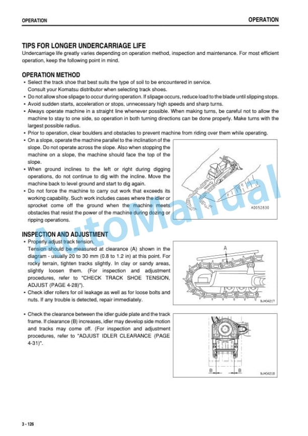 Komatsu D85EX-15E0, D85PX-15E0 Bull Dozer Operation and Maintenance Manual PEN00368-01 4 Komatsu D85EX-15E0, D85PX-15E0 Bull Dozer Operation and Maintenance Manual PEN00368-01 - Image 4