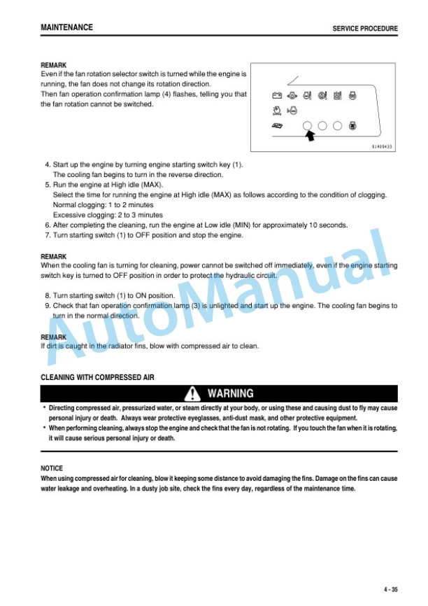 Komatsu D85EX-15E0, D85PX-15E0 Bull Dozer Operation and Maintenance Manual PEN00511-03 5 Komatsu D85EX-15E0, D85PX-15E0 Bull Dozer Operation and Maintenance Manual PEN00511-03 - Image 5
