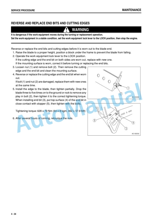 Komatsu D85EX-15E0, D85PX-15E0 Bull Dozer Operation and Maintenance Manual TEN00102-05 5 Komatsu D85EX-15E0, D85PX-15E0 Bull Dozer Operation and Maintenance Manual TEN00102-05 - Image 5