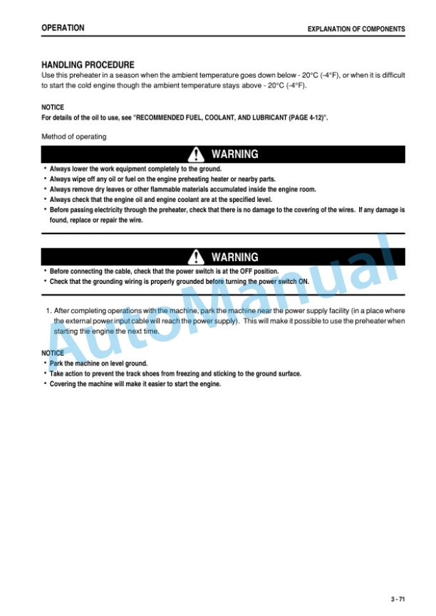 Komatsu D85EX-15E0, D85PX-15E0 Bull Dozer Operation and Maintenance Manual TEN00487-02 3 Komatsu D85EX-15E0, D85PX-15E0 Bull Dozer Operation and Maintenance Manual TEN00487-02 - Image 3