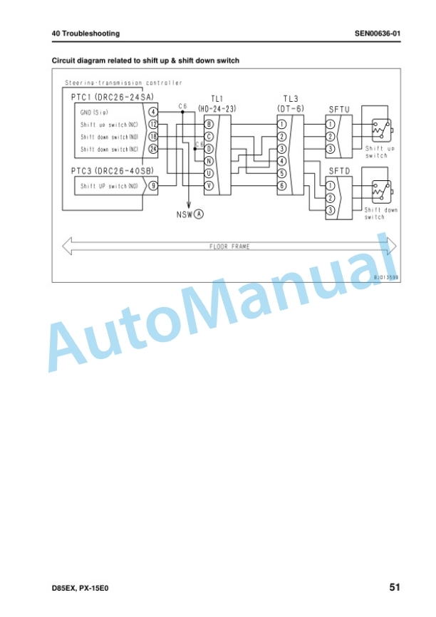 Komatsu D85EX-15E0, D85PX-15E0 Bull Dozer Shop Manual SEN00060-11 4 Komatsu D85EX-15E0, D85PX-15E0 Bull Dozer Shop Manual SEN00060-11 - Image 4