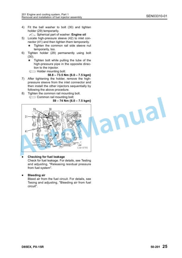 Komatsu D85EX-15R, D85PX-15R Bull Dozer Shop Manual SEN02947-02 5 Komatsu D85EX-15R, D85PX-15R Bull Dozer Shop Manual SEN02947-02 - Image 5