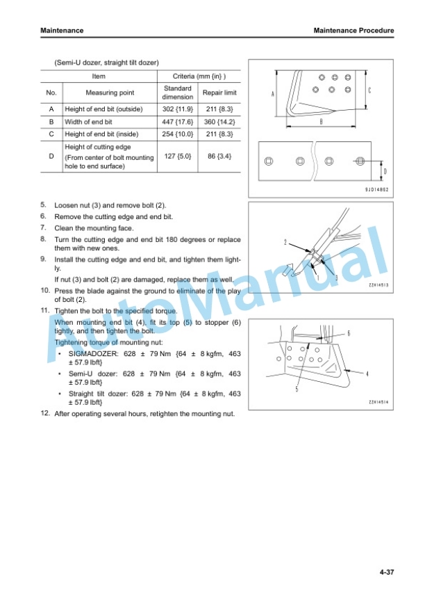 Komatsu D85EX-18, D85PX-18 Bull Dozer Operation and Maintenance Manual PEN02226-00 5 Komatsu D85EX-18, D85PX-18 Bull Dozer Operation and Maintenance Manual PEN02226-00 - Image 5