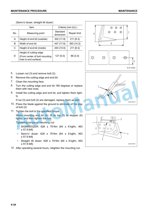 Komatsu D85EX-18, D85PX-18 Bull Dozer Operation and Maintenance Manual TEN00935-01 5 Komatsu D85EX-18, D85PX-18 Bull Dozer Operation and Maintenance Manual TEN00935-01 - Image 5