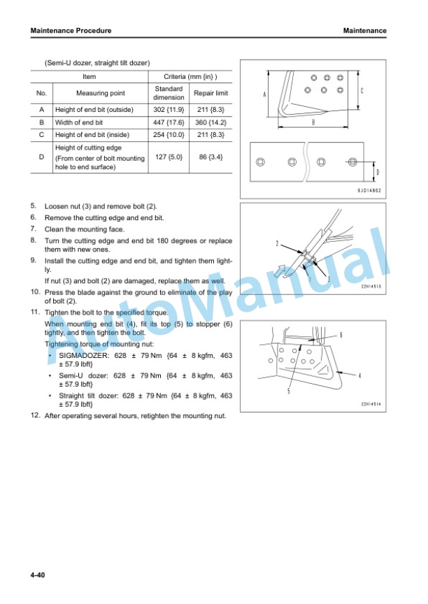 Komatsu D85EX-18, D85PX-18 Bull Dozer Operation and Maintenance Manual TEN01031-03 5 Komatsu D85EX-18, D85PX-18 Bull Dozer Operation and Maintenance Manual TEN01031-03 - Image 5