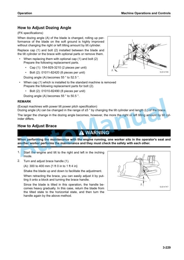 Komatsu D85EX-18E0, D85PX-18E0 Bull Dozer Operation and Maintenance Manual PEN02127-00 4 Komatsu D85EX-18E0, D85PX-18E0 Bull Dozer Operation and Maintenance Manual PEN02127-00 - Image 4