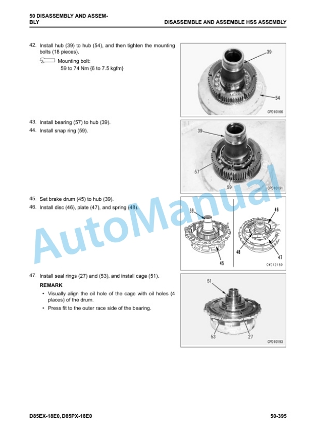 Komatsu D85EX-18E0, D85PX-18E0 Bull Dozer Shop Manual SEN06909-02 5 Komatsu D85EX-18E0, D85PX-18E0 Bull Dozer Shop Manual SEN06909-02 - Image 5
