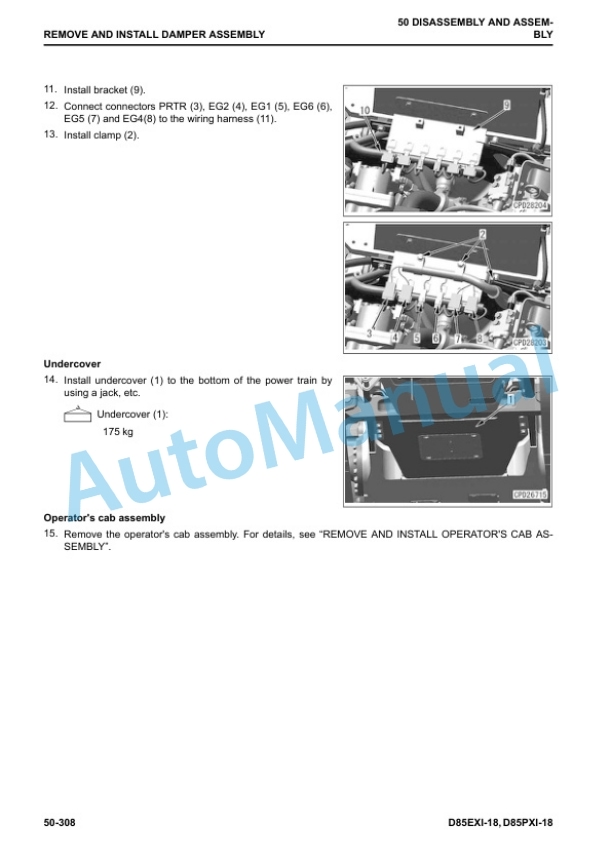 Komatsu D85EXi-18, D85PXi-18 Bull Dozer Shop Manual SEN06576-01 5 Komatsu D85EXi-18, D85PXi-18 Bull Dozer Shop Manual SEN06576-01 - Image 5