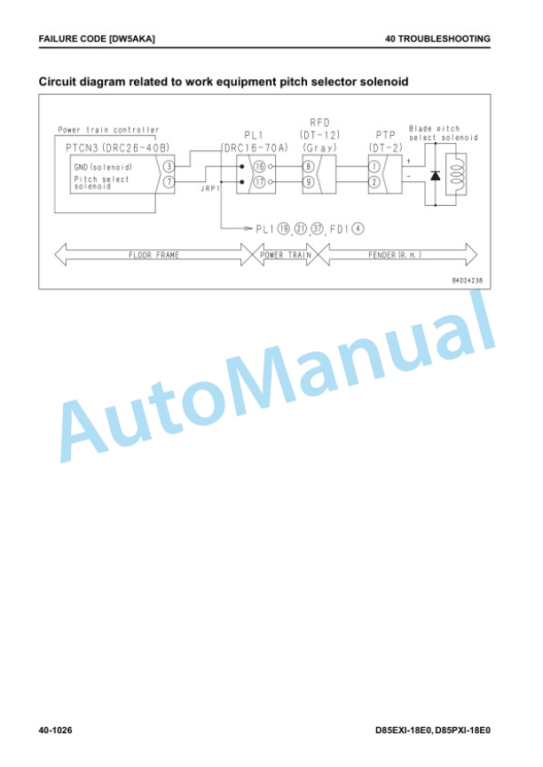 Komatsu D85EXi-18E0, D85PXi-18E0 Bull Dozer Shop Manual SEN06910-03 4 Komatsu D85EXi-18E0, D85PXi-18E0 Bull Dozer Shop Manual SEN06910-03 - Image 4