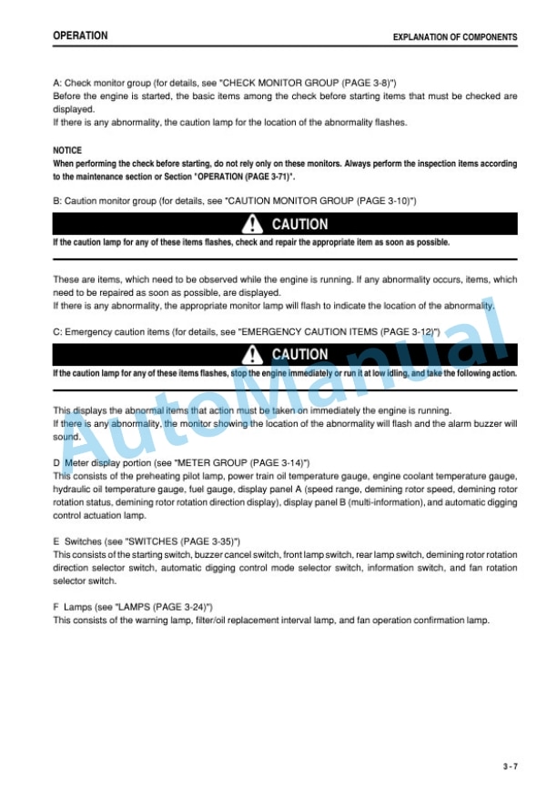 Komatsu D85MS-15 Demining Equipment Operation and Maintenance Manual PEN00241-02 2 Komatsu D85MS-15 Demining Equipment Operation and Maintenance Manual PEN00241-02 - Image 2