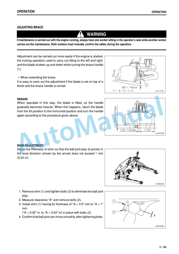 Komatsu D85MS-15 Demining Equipment Operation and Maintenance Manual PEN00241-02 4 Komatsu D85MS-15 Demining Equipment Operation and Maintenance Manual PEN00241-02 - Image 4