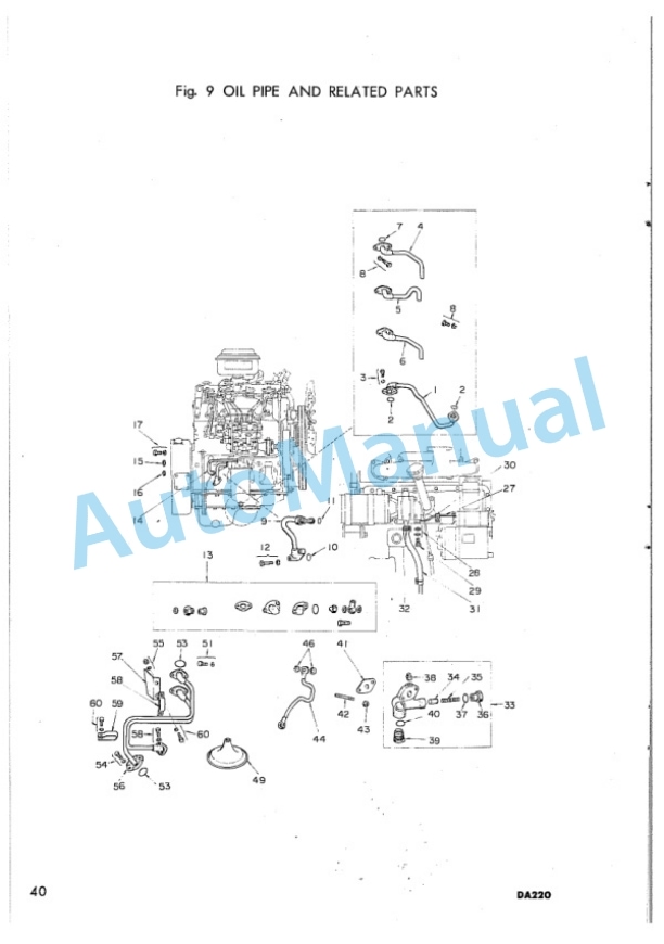 Komatsu DA220 Diesel Engine Parts Manual DA220-PE4 3 Komatsu DA220 Diesel Engine Parts Manual DA220-PE4-3