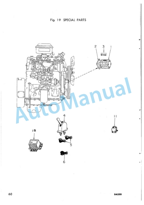 Komatsu DA220 Diesel Engine Parts Manual DA220-PE4 4 Komatsu DA220 Diesel Engine Parts Manual DA220-PE4-4