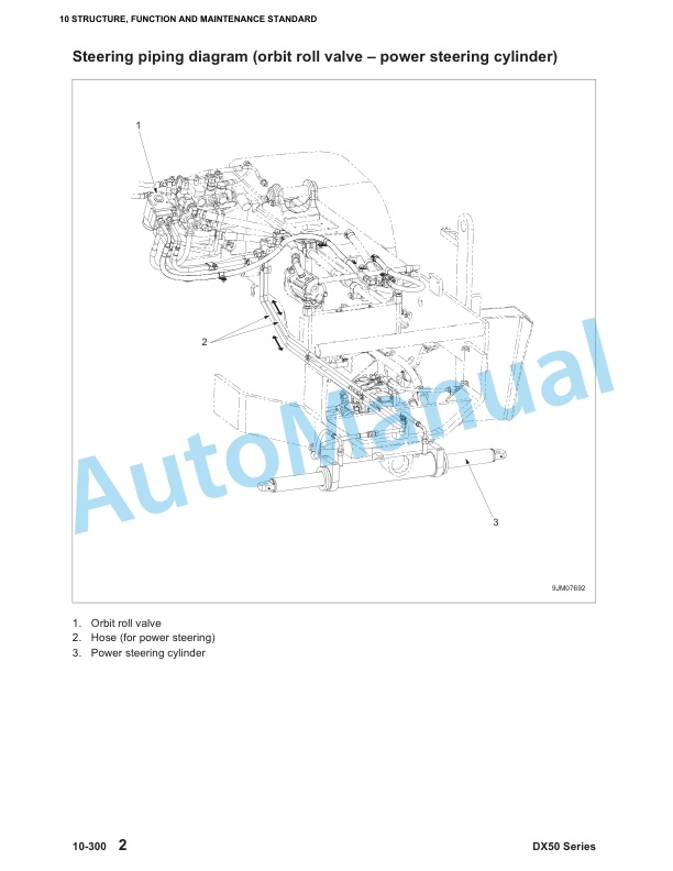 Alternative view of Komatsu DX50 Forklift Truck Service Manual SM230