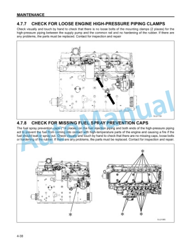 Komatsu EX50 Forklift Truck Operation and Maintenance Manual OM122 5 Komatsu EX50 Forklift Truck Operation and Maintenance Manual OM122 - Image 5