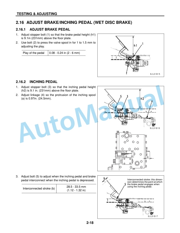 Alternative view of Komatsu EX50 Series Forklift Truck Service Manual SM228