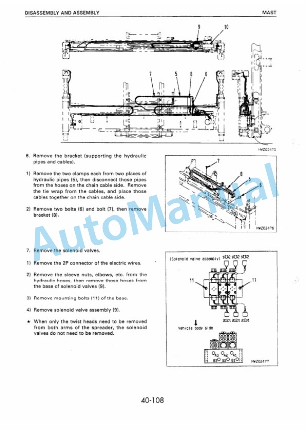 Komatsu F4EC-1, F5EC-1, F6EC-1 Empty Container Handler Shop Manual BEE06E4-01 4 Komatsu F4EC-1, F5EC-1, F6EC-1 Empty Container Handler Shop Manual BEE06E4-01-4
