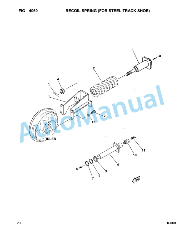 Komatsu FAI 212 Hydraulic Excavator Parts Manual 21200007 3 Komatsu FAI 212 Hydraulic Excavator Parts Manual 21200007-3