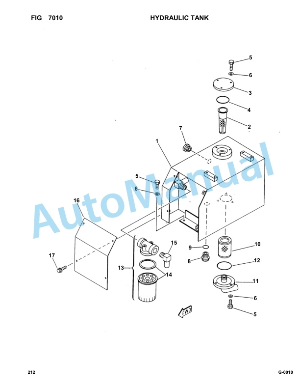 Komatsu FAI 212 Hydraulic Excavator Parts Manual 21200007 4 Komatsu FAI 212 Hydraulic Excavator Parts Manual 21200007-4