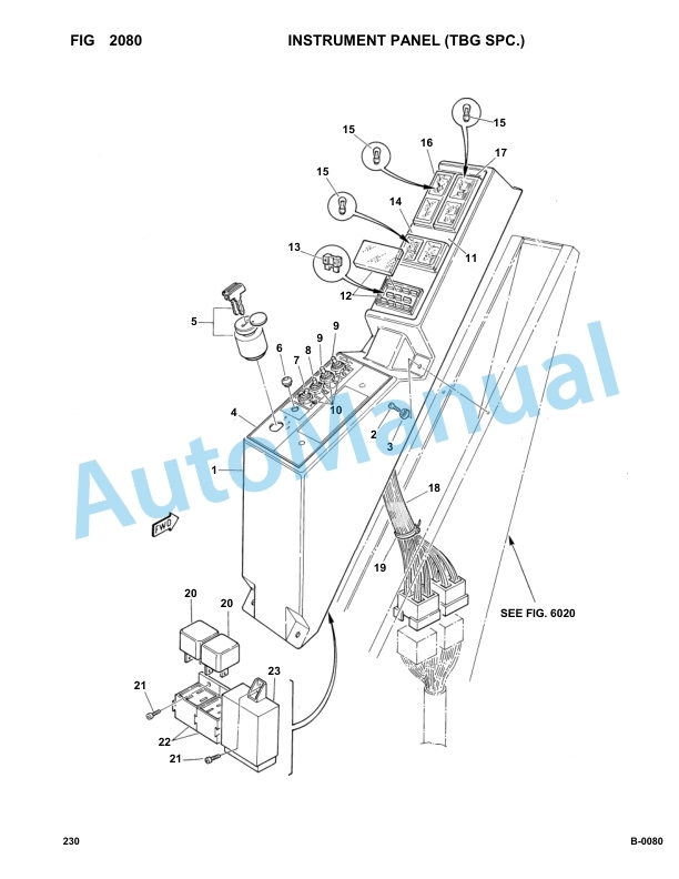 Komatsu FAI 230 Hydraulic Excavator Parts Manual 23000014 2 Komatsu FAI 230 Hydraulic Excavator Parts Manual 23000014-2